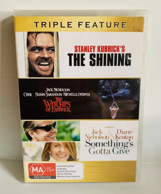 The Shining + The Witches Of Eastwick + Something's Gotta Give : 3 Disc  NEW DVD