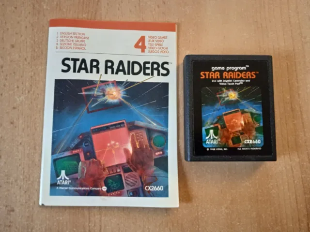 Star Raiders - Spiel mit Anleitung für Atari 2600