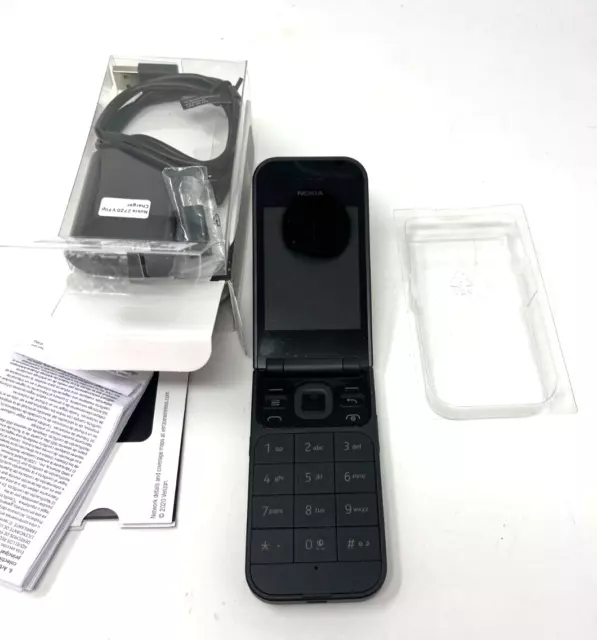 Original Nokia 2720 Flip (2019) 4G LTE Dual SIM KaiOS Unlocked phone NEW