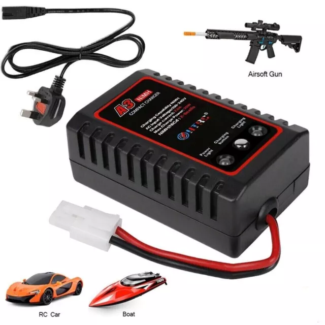 Tamiya Battery Charger 7.2v - 9.6v ,Battery NiMH Fast Charger 2A 20W - RC Car UK