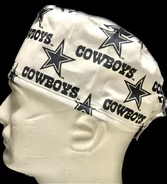 NFL Dallas Cowboys White Scrub Hat Chemo Cap