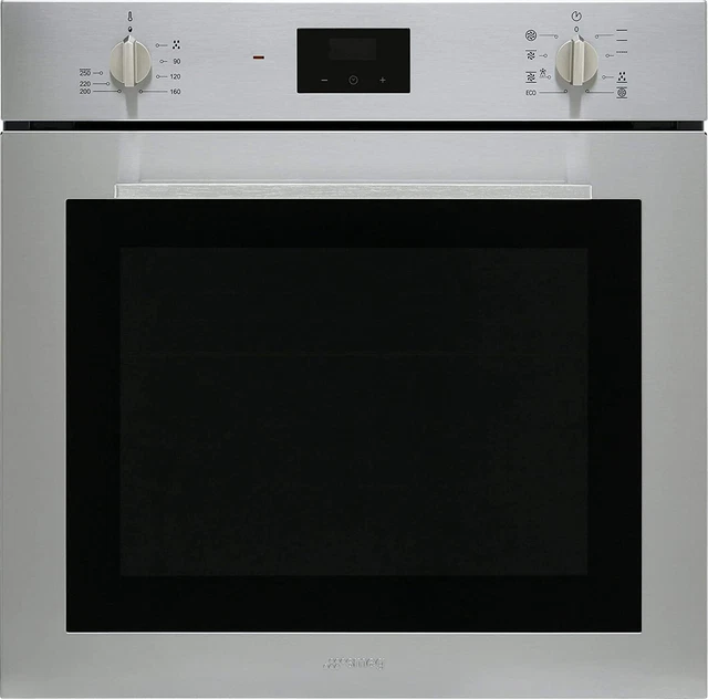 Four Smeg SF64M3TVX 70L Classe A - Acier Inoxydable, Encastrable, Gaz