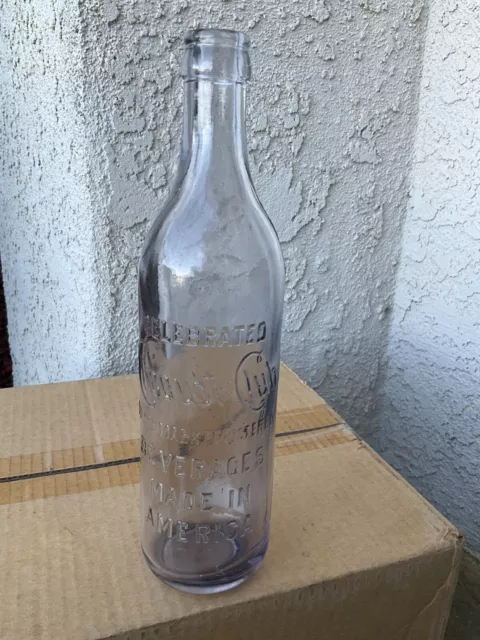 Early 1900's CLICQUOT Club Beverages Made in America Bottle