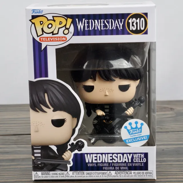Funko Pop Wednesday Addams With Cello Netflix Funko Shop Exclusive-IN HAND 🚚💨
