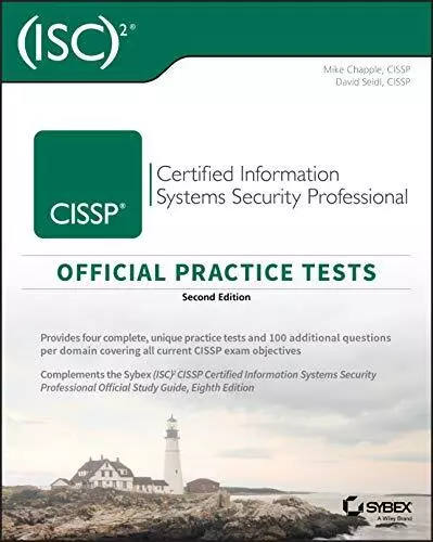 (ISC)2 CISSP Official Practice Tests by Chapple, Mike Book The Cheap Fast Free