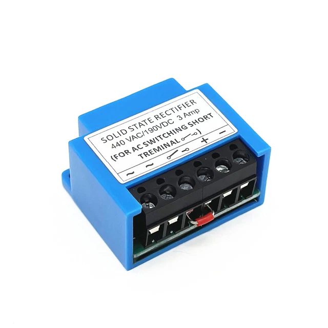 Reactifier Module SOLID STATE RECTIFIER 440VAC/190VDC 3Amp half wave brake rectifier ...