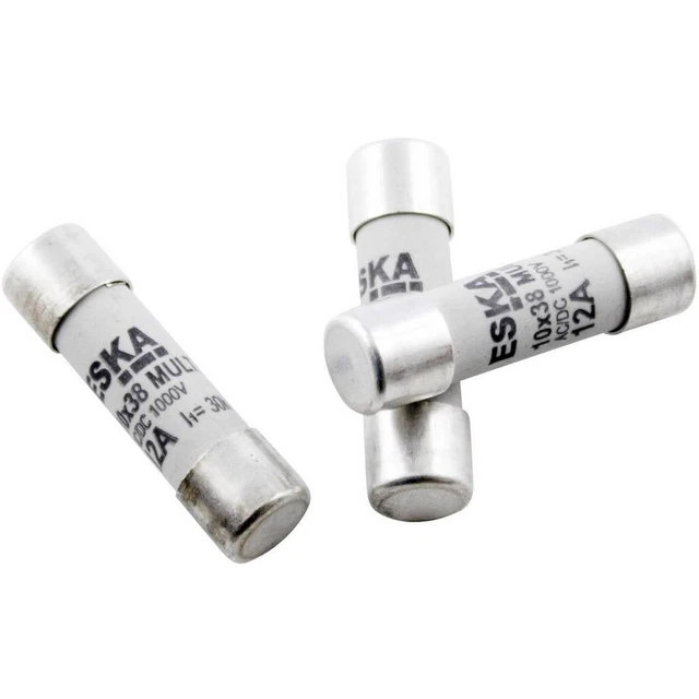 Fusible de multimètre ESKA 002625404 (Ø x L) 10.3 mm x 38 mm 10 A 1000 V rapide