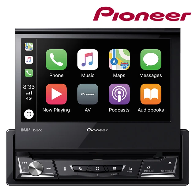 Single din head unit with flip out screen discount