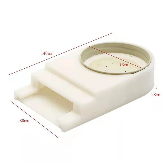 Equipo de entrada conveniente alimentador de abejas plástico confiable 140*80*28 mm