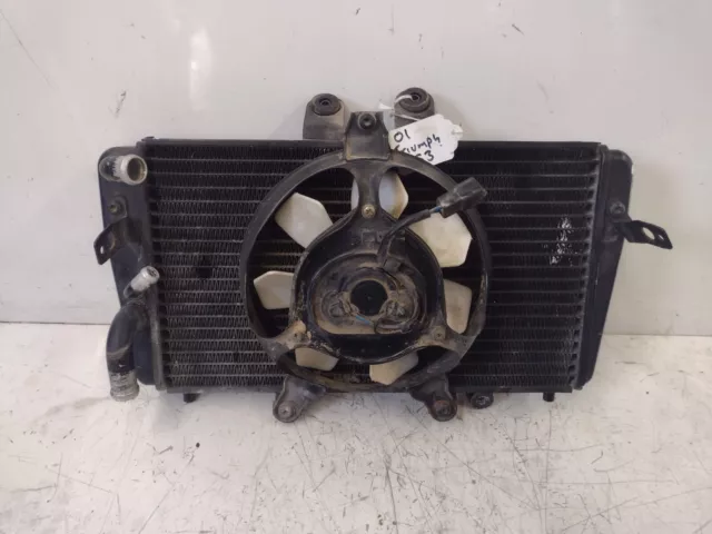 1997-2001 TRIUMPH SPEED TRIPLE DAYTONA 955i OEM ENGINE RADIATOR AND COOLING FAN