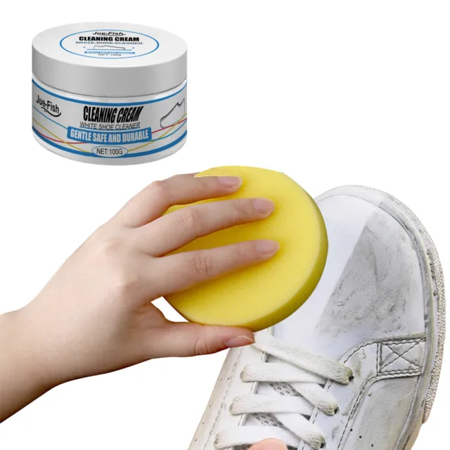 White Shoe Cleaning Cream Sneaker Leather Shoes White Shoe Cleaner Refresh Color