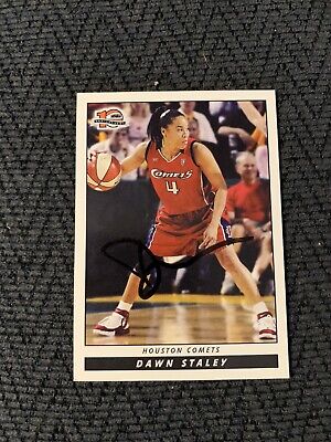 Dawn Staley Signed Trading Card Autographed Basketball Hall Of Fame