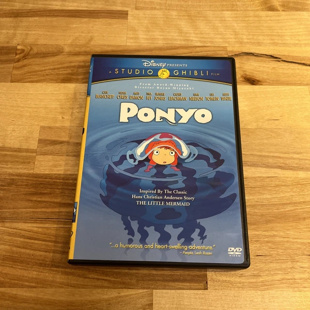 PONYO (DVD, 2010, 2-Disc Set) Disney Studio Ghibli Anime Animated $5.99