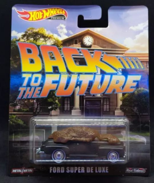 Hot Wheels Premium Back to the Future FORD SUPER DE LUXE matte black finish