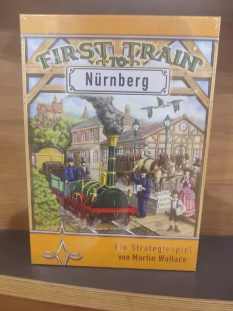 Argentum Verlag 402-158 First Train to Nürnberg Brettspiel Strategiespiel Neu