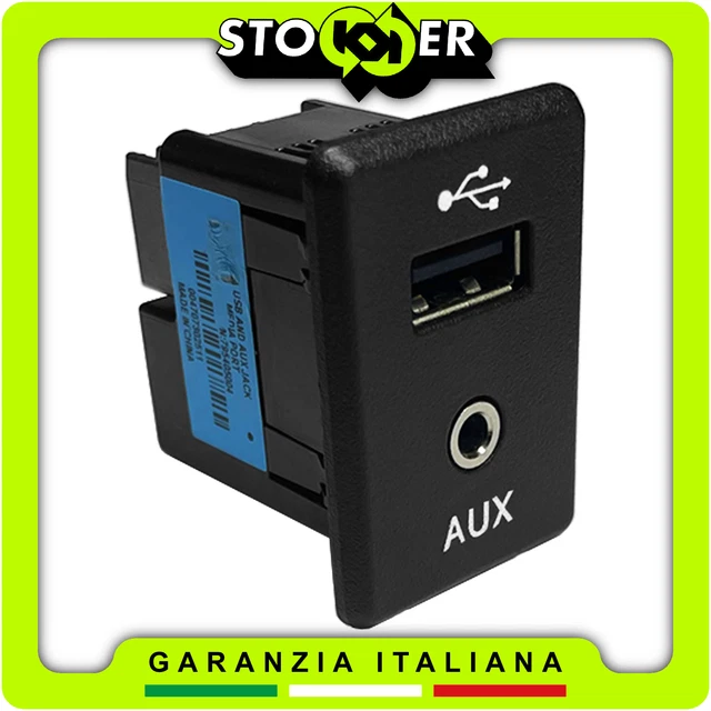 KIMISS Cavo Adattatore AUX 3.5 Mm Per Auto – Compatibile Con Renault Espace, Twingo, Laguna, Scenic (dal 2005+)