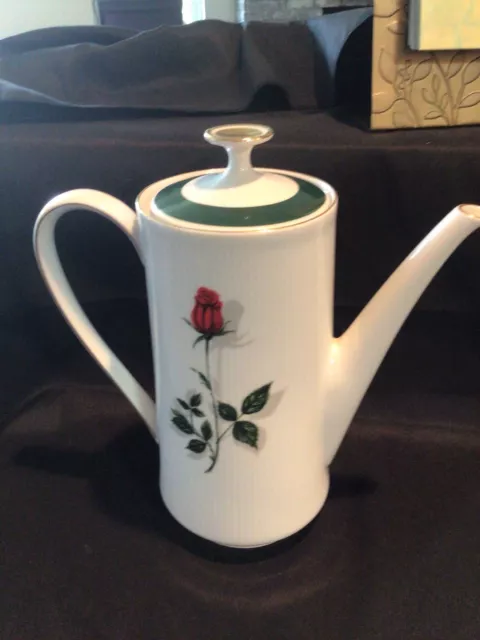 Mitterteich Bavaria Coffee/Tea/Chocolate Pot Pretty Roses Flowers Free Shipping