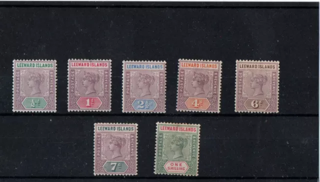 leeward islands stamps SG1-7