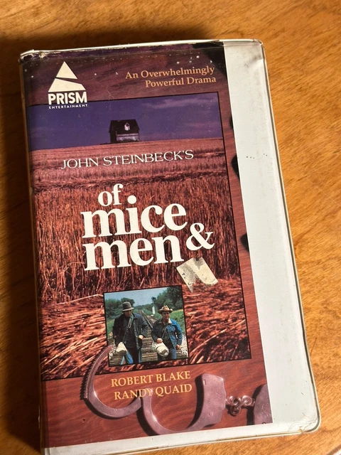 Prajsm OF MICE AND Men (VHS,1993) Rare Prism Release Steinbeck Randy Quaid ...