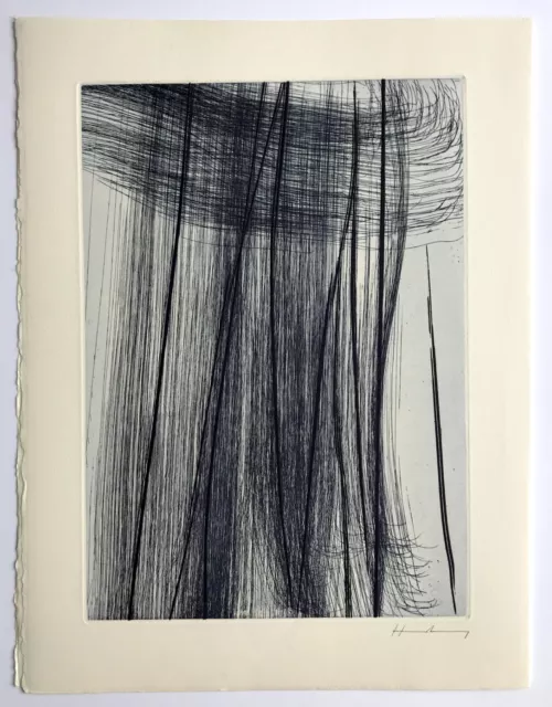 Hans HARTUNG, GM 1978-19 Élégie des Alizés III, 1978. Eau-forte signée au crayon