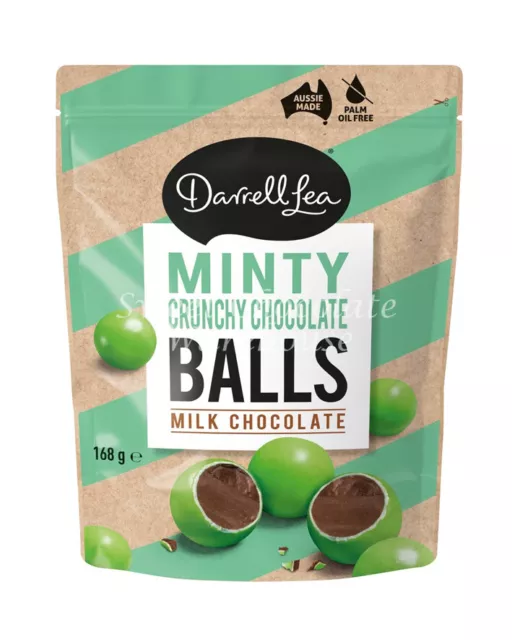 Darrell Lea Minty Crunchy Milk Chocolate Balls 168g
