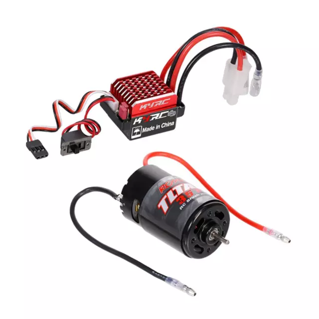 Motor cepillado RC Car 550 y motor cepillado 60A/320A ESC ESC ESC para Axial SCX10