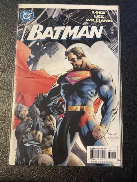 Batman 612 ! Jim Lee iconic cover! Superman Hush Key!  Dc Comics Key Issue