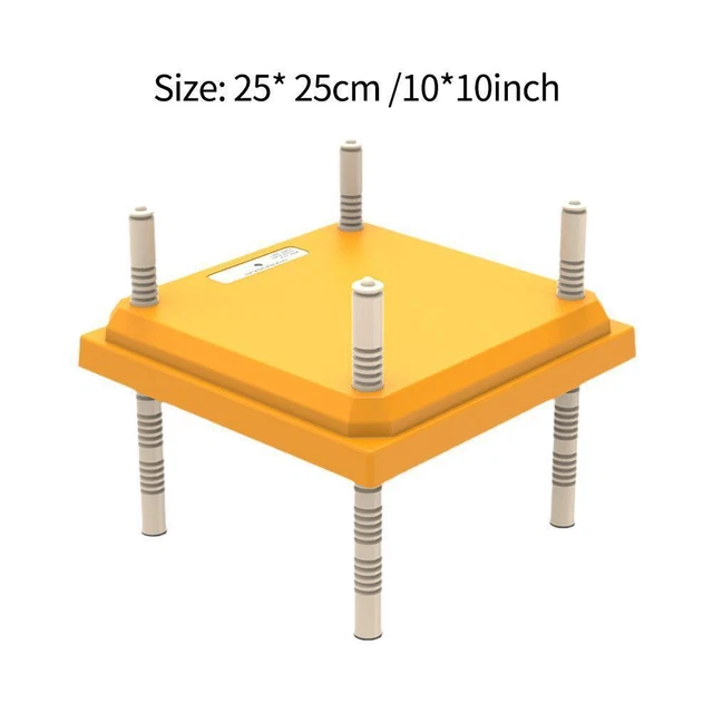 Placa calefactora para pollitos - placa térmica para incubadora de 10x10 pulgadas con altura"" ajustable Q6W1