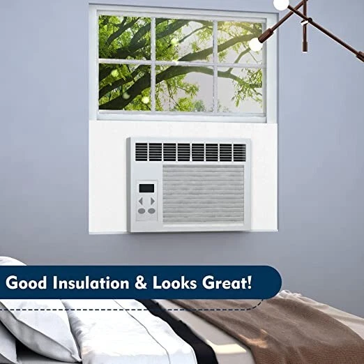 PEARWOW WINDOW AIR Conditioner Surround Foam Insulation Panels,Ac Side