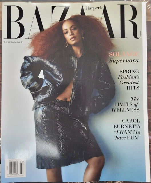 HARPER’S BAZAAR USA MAGAZINEMARCH 2024THE LEGACY ISSUESOLANGEBrand