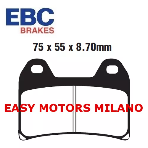 Fa244 Ebc Coppia Pastiglie Freno Anteriore Ducati 996 Sps 996 Cc 1999-2000