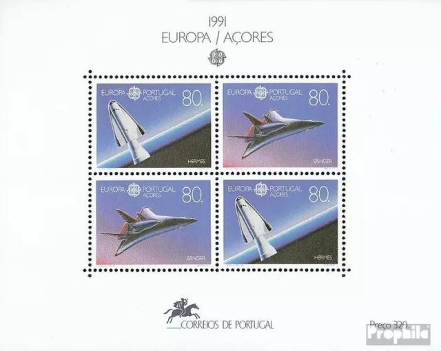 Azores (Portugal) block12 (complete issue) unmounted mint / never hinged 1991 Eu