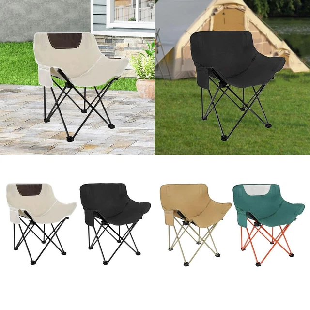 Chaise De Camping Pêche Pliable Inclinable 4 Niveaux Sac Transport Inclus Alu Gris Bois Polyester Noir 86434327