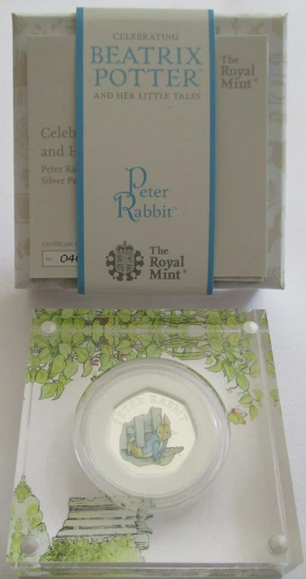 United Kingdom 50 Pence 2020 Beatrix Potter Peter Rabbit Silver Proof
