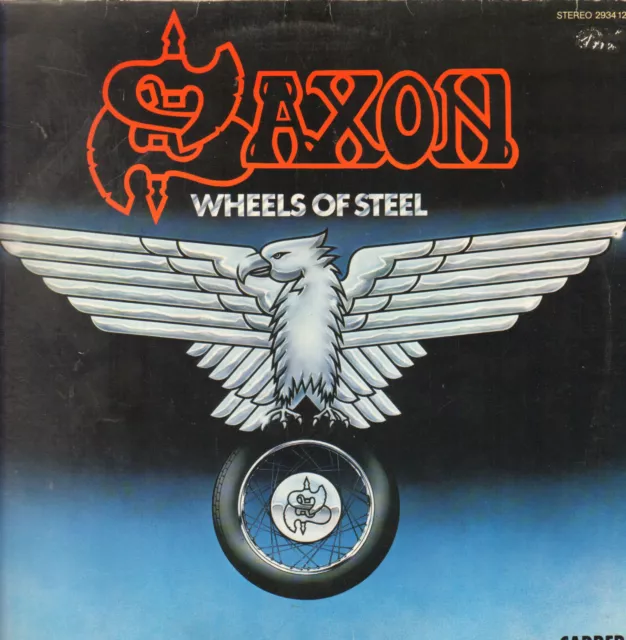 Saxon-Lp- Wheels Of Steel- Org. Carrere-Germany- 1980