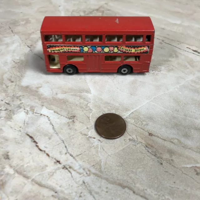 Matchbox double decker bus 1972 outlet