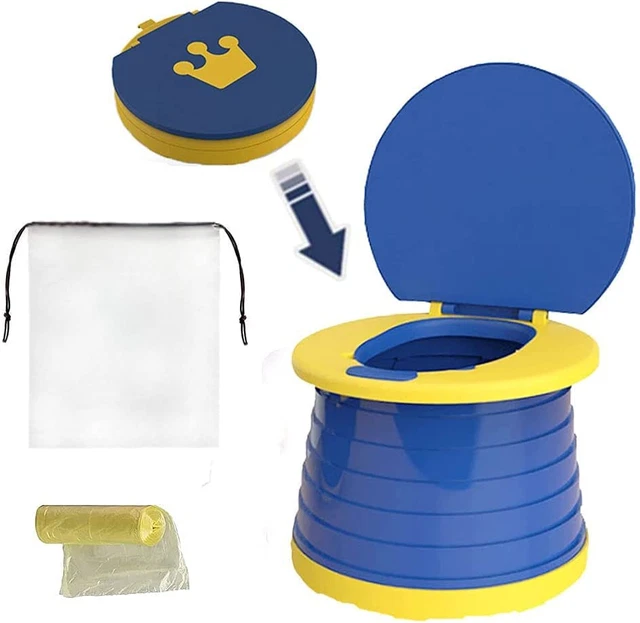Pieghevole WC per Bambini,Vaso Pieghevole Da Viaggio,Sedile Portatile per Vaso,