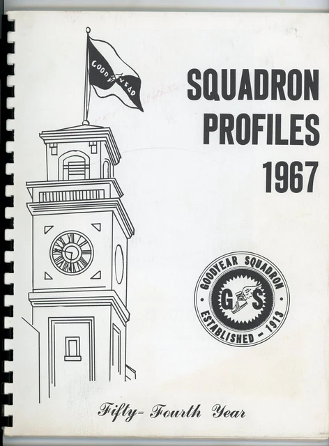 1967 Squadron Profiles Goodyear Training Booklet Akron Ohio Biographies Photos