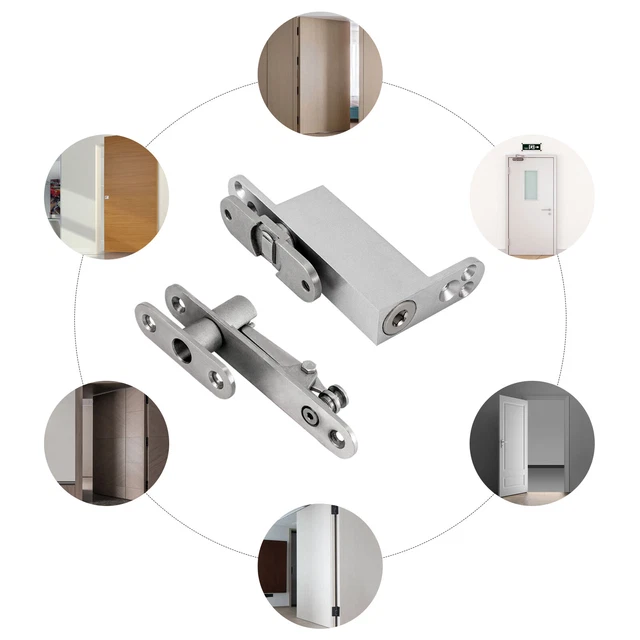 SELF CLOSING HIDDEN Hinges Invisible Door Pivot Hinge System Stainless