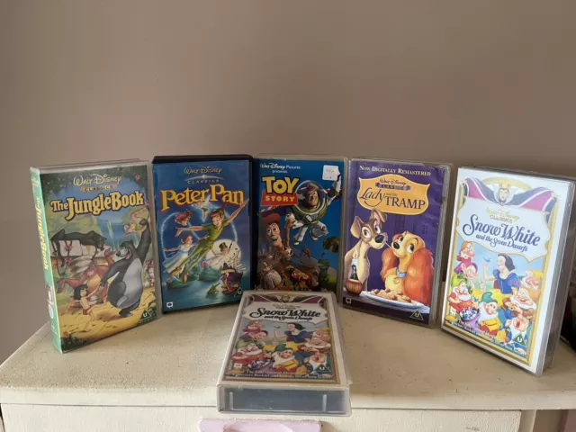 5 X DISNEY vhs bundle inc The Jungle Book (VHS) Walt Disney £10.00 ...