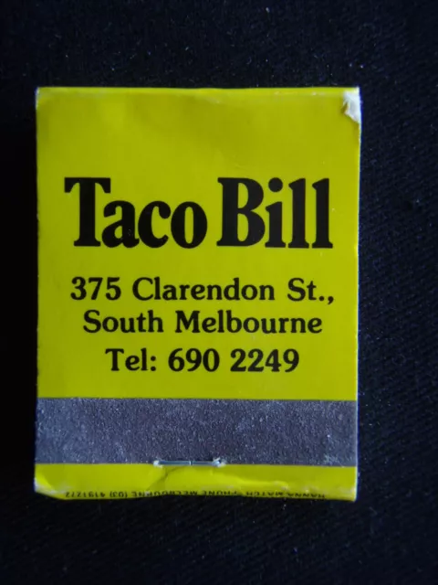 Taco Bill Mexican Restaurants 375 Clarendon St South Melbourne 6902249 Matchbook