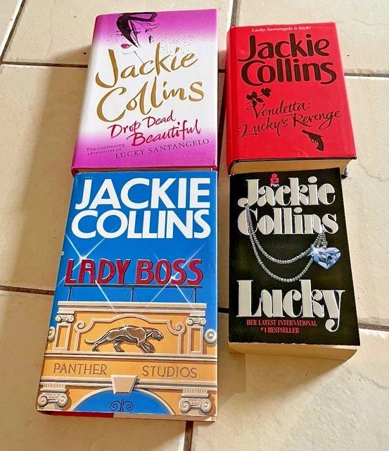 JACKIE COLLINS LUCKY Santangelo X4 Drop Dead Beautiful Lady Boss