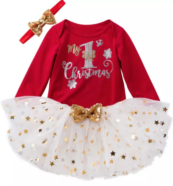 Gonna abito fascia per bambine neonate neonato il mio primo Natale