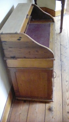 antique child's roll top desk 3