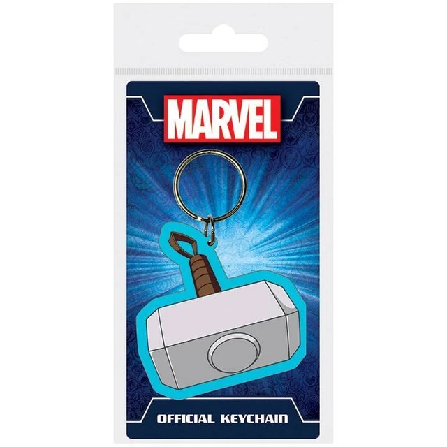 Marvel Marteau De Thor - Porte-Clé en Caoutchouc 5 CM - Pyramid