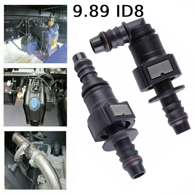Tubo tubo carburante auto moto giunto a serraggio rapido spina curva