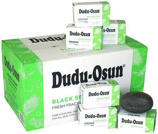 Dudu Osun African Black Soap 100% Pure Natural Raw Wholesale Bulk CHOOSE AMOUNT