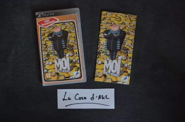 ₪ PAS DE JEU ₪ Boite + notice de PSP FR - Moi Moche et Méchant