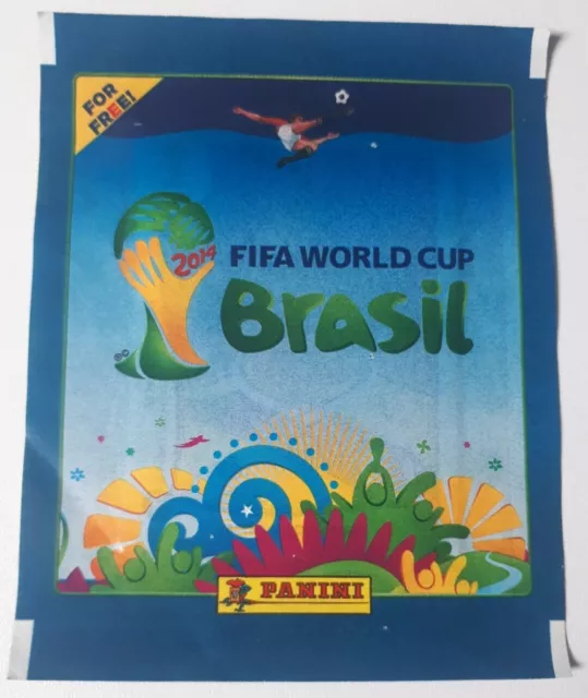 Panini 1 Tüte FIFA World Cup Brasil 2014 Lidl Bustina Pochette Pack WM 14