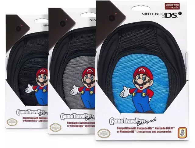 Nintendo Licensed Super Mario Mochila Bolso Funda para Nueva 3DS XL Dsi DS